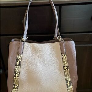 Kate Spade Ivory Textured Leather Accessory